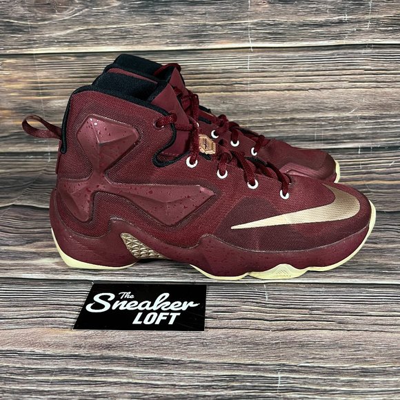 Nike LeBron 13 Metallic Red Youth‎ Basketball Shoes - Picture 1 of 8